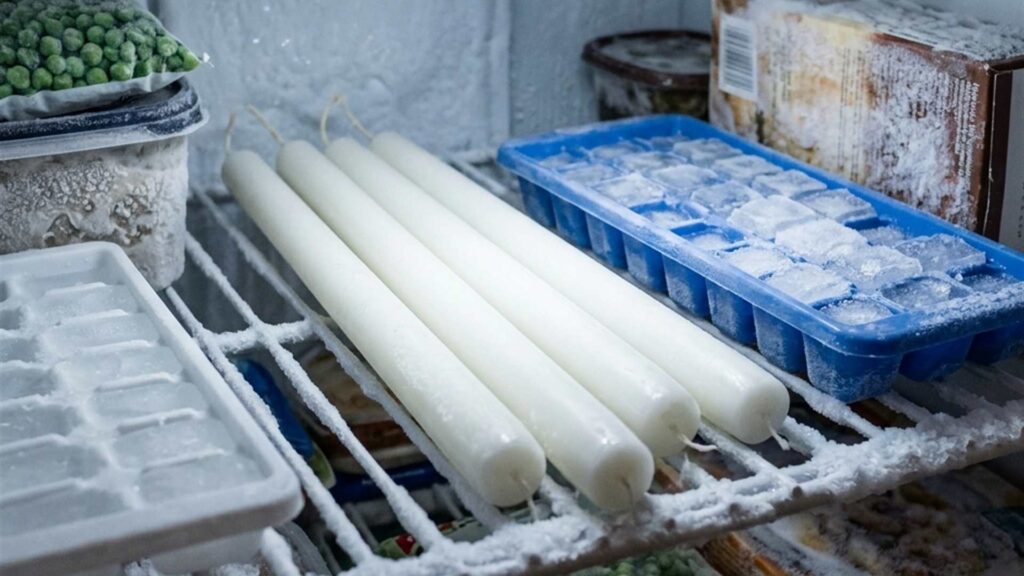 Bougies qui fondent trop vite : Le truc du congélateur pour prolonger leur durée