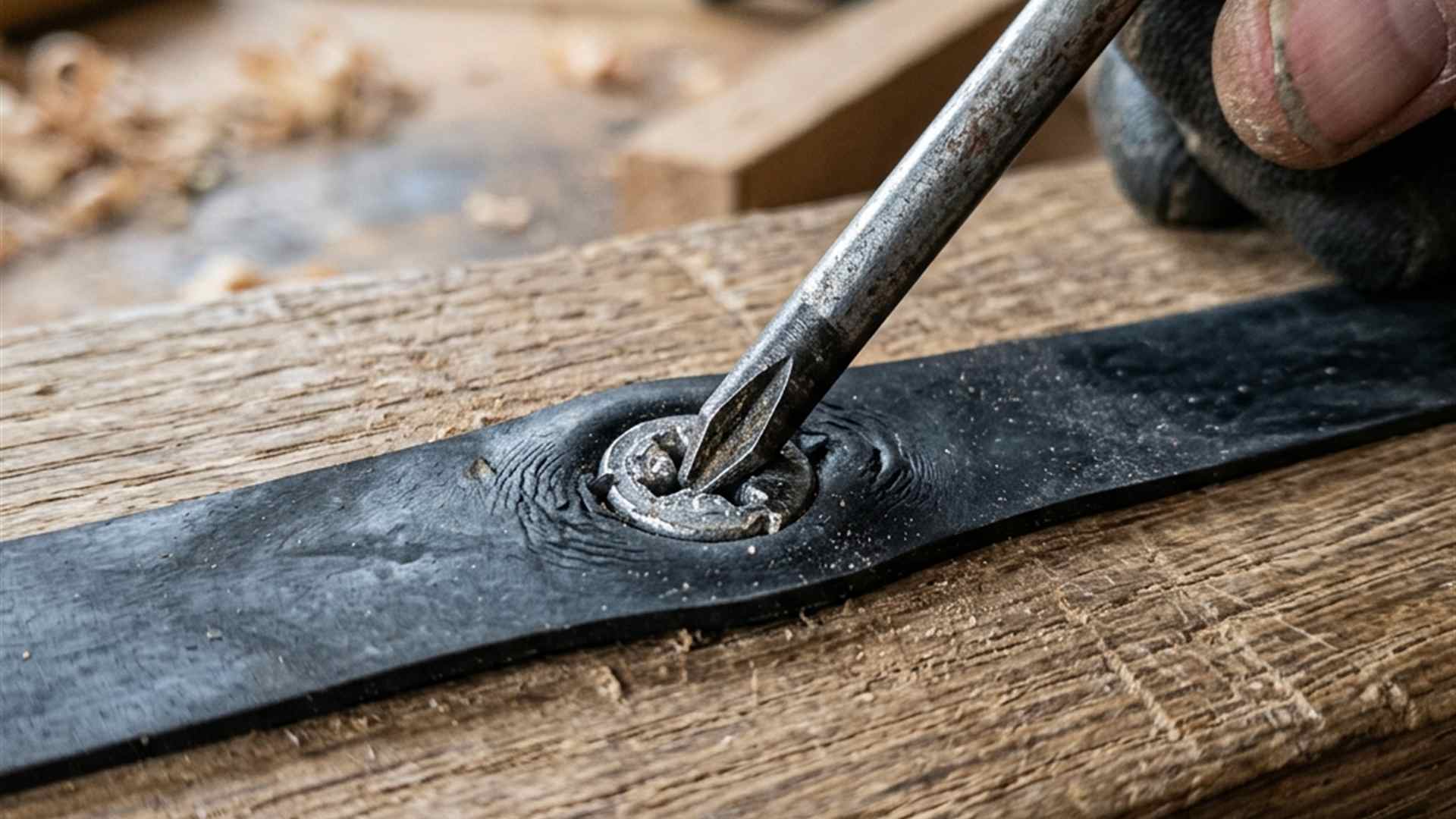 Vis striée ? L'astuce simple de l'élastique pour dévisser sans effort