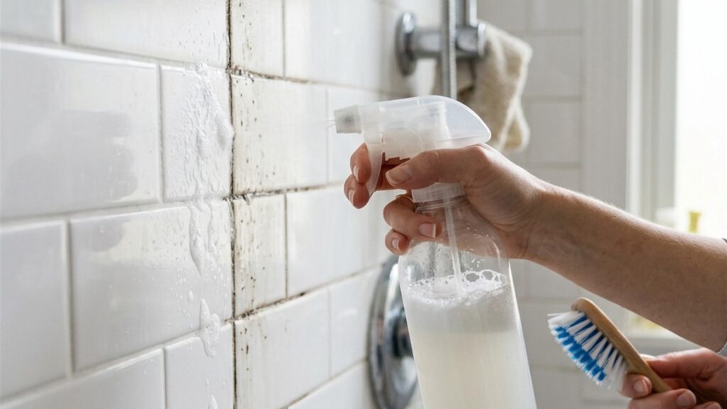 La recette magique pour nettoyer les joints de douche