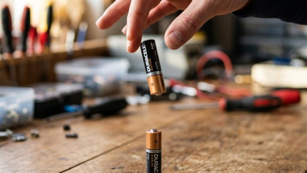 Le truc du test du rebond pour tester ses piles