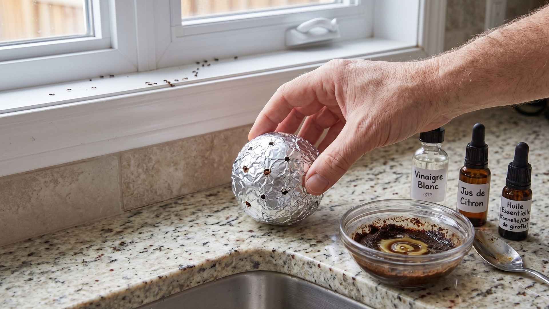 Le truc du marc de café pour éloigner les fourmis naturellement